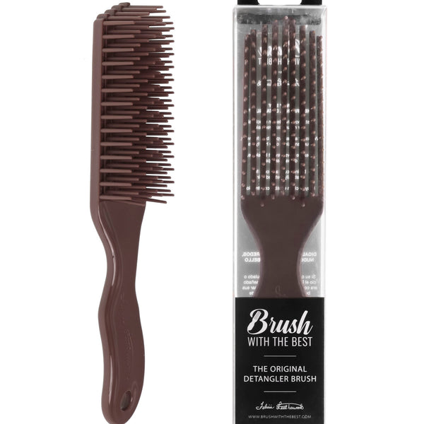 Felicia Leatherwood Detangler Brush (Chocolate)