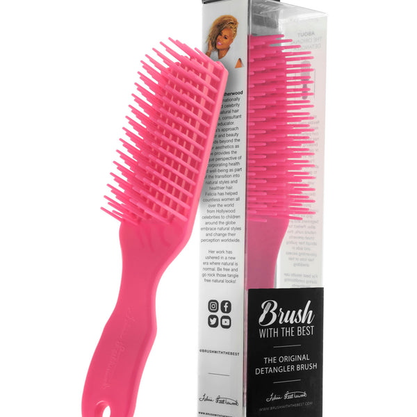 Felicia Leatherwood Detangler Brush (Pink)