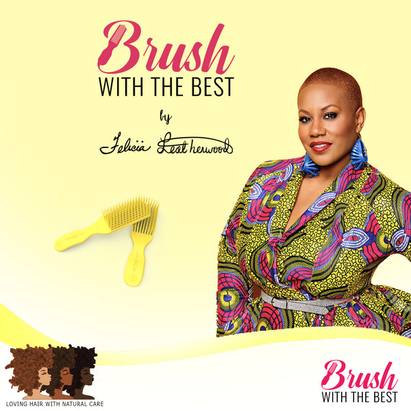 Felicia Leatherwood Detangler Brush (Yellow)