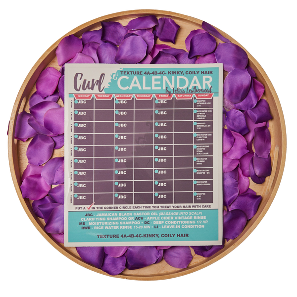 Brush With The Best Curl Calendar - Type 3 & 4