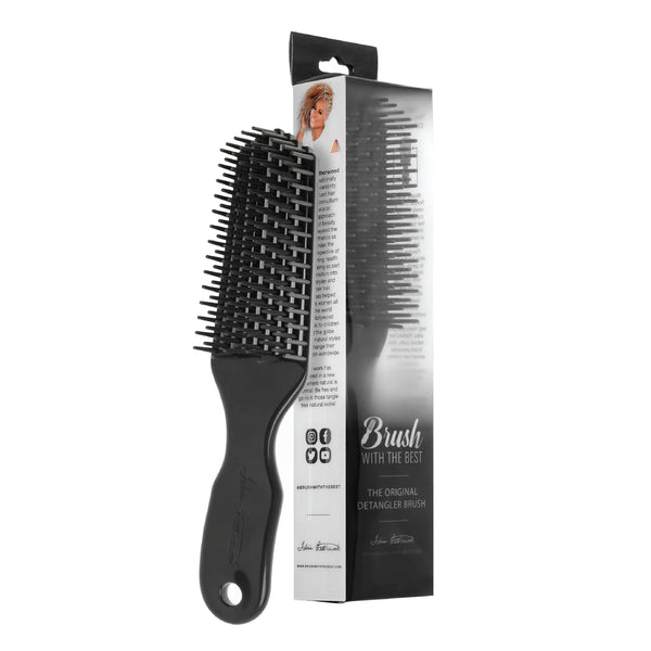 Felicia Leatherwood Detangler Brush (Black)