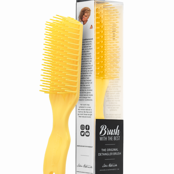 Felicia Leatherwood Detangler Brush (Yellow)