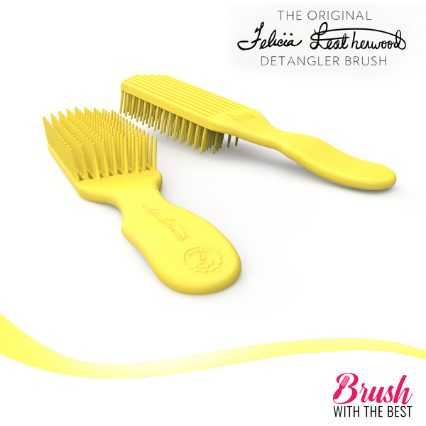 Felicia Leatherwood Detangler Brush (Yellow)