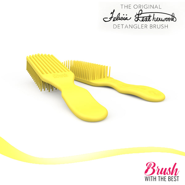 Felicia Leatherwood Detangler Brush (Yellow)