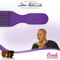 Felicia Leatherwood Detangler Brush (Purple)