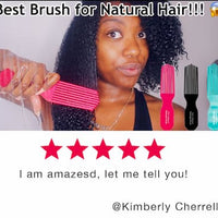 Felicia Leatherwood Detangler Brush (Purple)