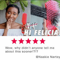 Felicia Leatherwood Detangler Brush (Purple)