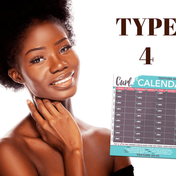 Type 4 Curl Calendar